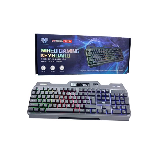 MTK GAMING KEYBOARD TG7209 BLACK